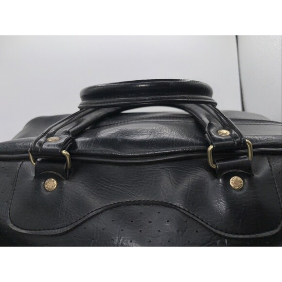 Puma Messenger Bag Black Stripe Vintage Retro Puma Bag - Picture 4 of 11